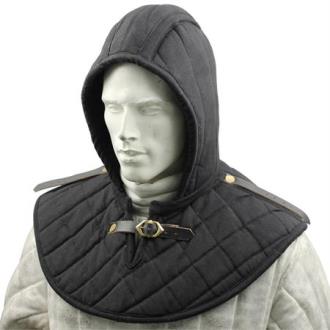 Cotton Padded Collar Armor and Cap Black