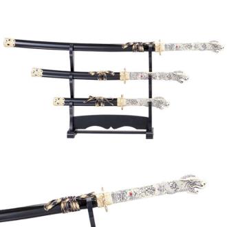 3 Piece Samurai Sword Set C-003/4 by SKD Exclusive Collection