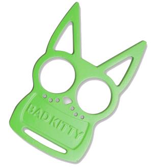 Green Bad Kitty Iron Fist Knuckleduster