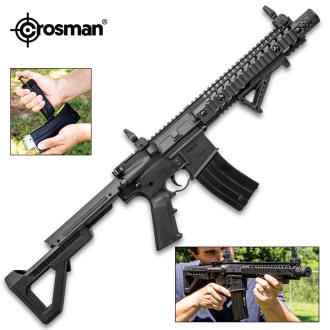 Crosman DPMS SBR Full Semi Automatic Steel BB Air Rifle