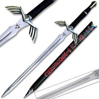 CH-495BK - Legend of Zelda FULL TANG Dark Link Skyward Black &amp; Red Limited Edition Deluxe Replica