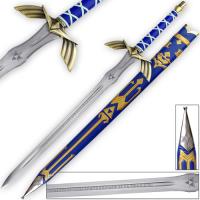 CH-495BL - Legend of Zelda Full Tang Master Sword Skyward Limited Edition Deluxe Replica
