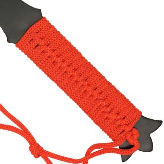 Domination Full Tang Double Headed Axe Red
