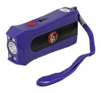 CH53-PR - Purple Duo Max Power Stun Gun Double Shock With Removable Safety Pin