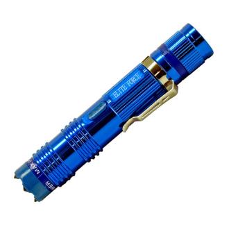 Alpha Force Stun Gun 10 Million Volt Rechargeable LED Flashlight Blue