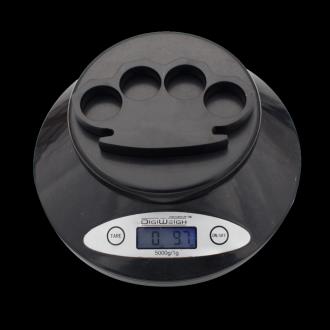 Steam Punk Black Solid Metal Knuckle Paper Weight