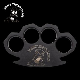 Don't Tread on me Steam Punk Black Solid Metal Knuckle Paper Weight