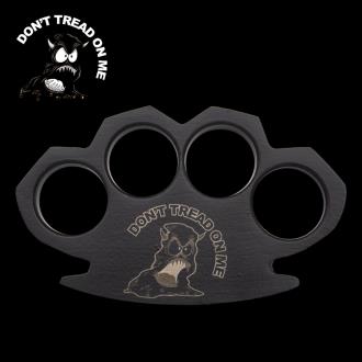 Don't Tread on Me Steam Punk Black Solid Metal Knuckle Paper Weight