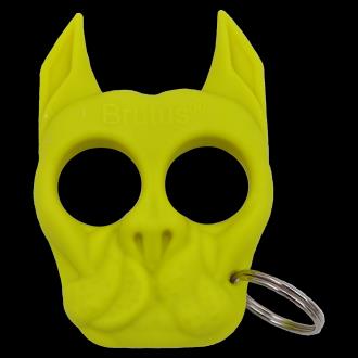 Brutus the Bull Dog Public Safety Keychain Neon