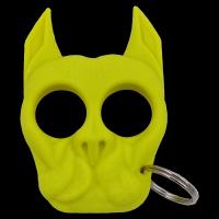 DG-NGR - Brutus the Bull Dog Public Safety Keychain Neon