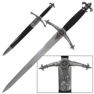 Fleur de Lis French Medieval Dagger