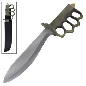 U.S. 1918 Brass Knuckle Bolo Trench Knife