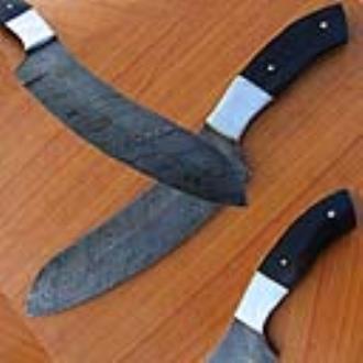 Custom Handmade Damascus Steel Chef Knife 1