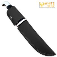 DM-2268 - Damascus Steel Bowie Knife Full Tang Black Buffalo Handle