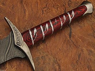 Custom Made Damascus Steel Fantasy Sword Hand Made