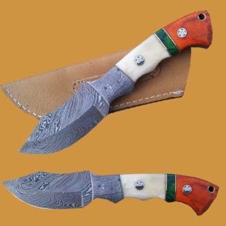 Damascus Steel Skinner Knife
