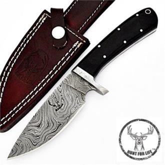 Hunt For Life Khomas Highland Full Tang Damascus Steel Knife