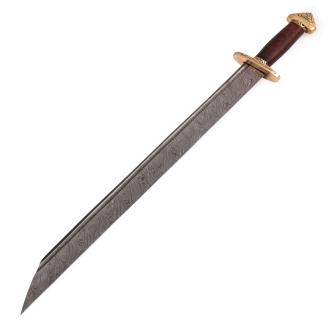 7th Century Damascus Steel Medieval Lang Saex Viking Sword