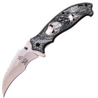 DS-A006AS - Dark Side Blades Spring Assisted Fantasy Time Reaper V2 Knife