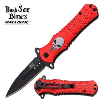 Dark Side Blades DS-A014RD Spring Assisted Knife
