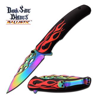 Dark Side Blades DS-A040RD Spring Assisted Knife