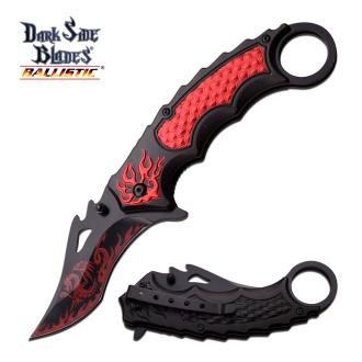 Dark Side Blades DS-A051RD Spring Assisted 5" Closed