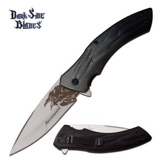 Dark Side Blades DS-A054BG Spring Assisted 4.75" Closed
