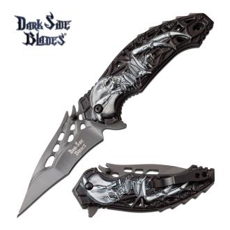 Dark Side Blades DS-A057GY Spring Assisted Knife