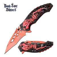 DS-A057RD - DARK SIDE BLADES DS-A057RD SPRING ASSISTED KNIFE