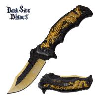 DS-A058GD - DARK SIDE BLADES DS-A058GD SPRING ASSISTED KNIFE