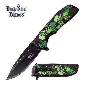 Dark Side Blades DS-A060GN Spring Assisted Knife