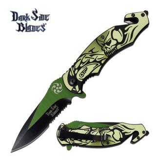 Dark Side Blades DS-A061GN Spring Assisted Knife