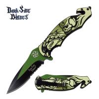 DS-A061GN - DARK SIDE BLADES DS-A061GN SPRING ASSISTED KNIFE