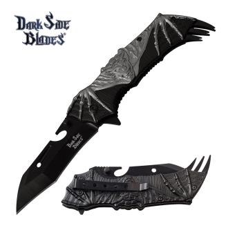 Dark Side Blades DS-A066GY Spring Assisted Knife