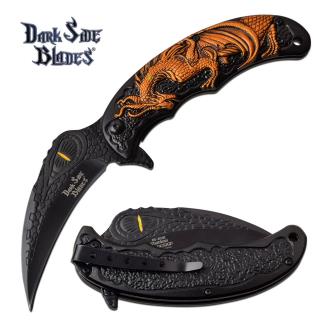 Dark Side Blades DS-A068YL Spring Assisted Knife