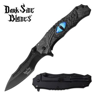 Dark Side Blades DS-A073GY Spring Assisted Knife