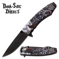 DS-074GY - Dark Side Blades DS-A074GY Spring Assisted Knife