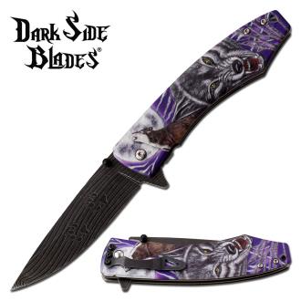 Dark Side Blades DS-A074PL Spring Assisted Knife