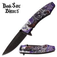 DS-A074PL - Dark Side Blades DS-A074PL Spring Assisted Knife