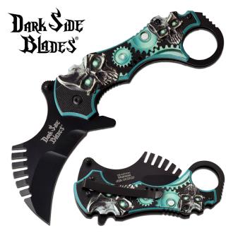 Dark Side Blades DS-A075GN Spring Assisted Knife