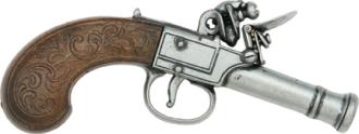 Replica Weapons DX237G Denix Gentleman's Pocket Flintlock Pistol Replica