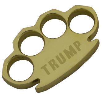 Dalton 15 oz Real Brass Knuckles Buckle Paperweight - Heavy Duty Trump