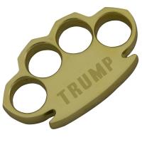 BR-450-TRUMP - Dalton 15 oz Real Brass Knuckles Buckle Paperweight - Heavy Duty Trump