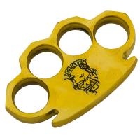 BR-249-M-ZSLY - Dalton 10 oz Real Brass Knuckles Buckle Paperweight - Heavy Duty Z Slayer