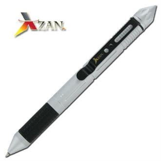 Defender Chrome Tactical Pen by Azan PSS100 - Swords Knives and Daggers Miscellaneous