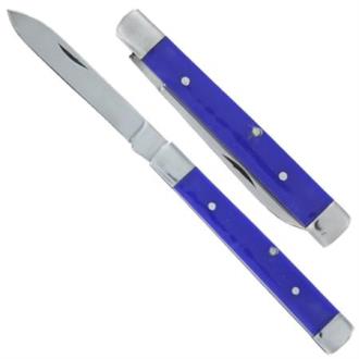 Doctor Premier Edition Slipjoint Blue Pocket Knife AZ832 - Knives