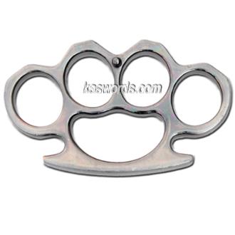 Silver Color Belt Buckle & Knuckle IN9505 - Swords Knives and Daggers Miscellaneous
