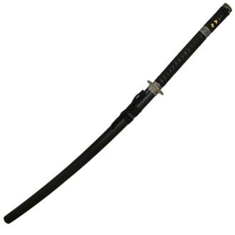 Dragon Katana Sword with Mini Tanto Black