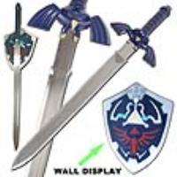 EW-0015-2 - Zelda Princess Hyrule Link Master Hylian Shield Plaque and Sword