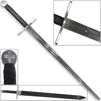 Case of 6pcs Templar Knights Medieval Sparring Longsword Blunted Display Sword Replica